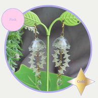 Customizable Steel Jellyfish Earrings Designs 1-6