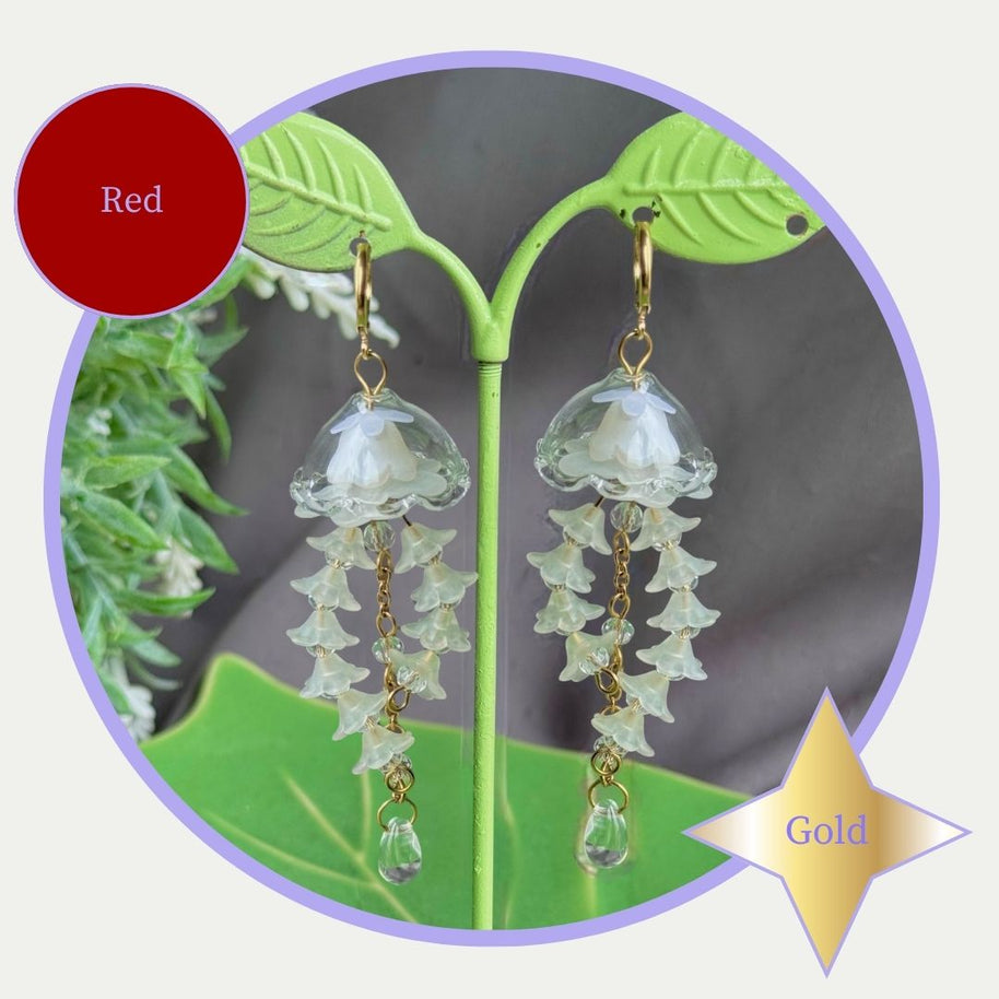 Customizable Steel Jellyfish Earrings Designs 1-6