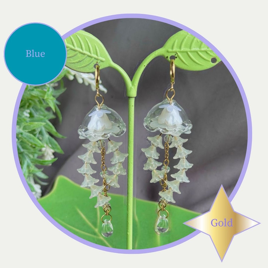 Customizable Steel Jellyfish Earrings Designs 1-6