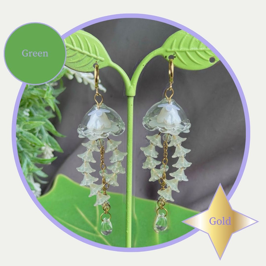 Customizable Steel Jellyfish Earrings Designs 1-6