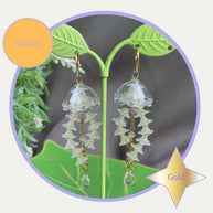 Customizable Steel Jellyfish Earrings Designs 1-6