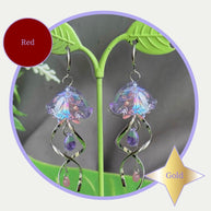 Customizable Steel Jellyfish Earrings Designs 1-6