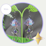 Customizable Steel Jellyfish Earrings Designs 1-6