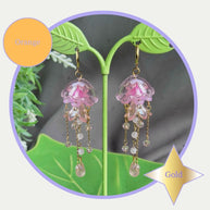 Customizable Steel Jellyfish Earrings Designs 1-6