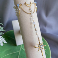 Golden or Silver Steel Nova Hand Chain