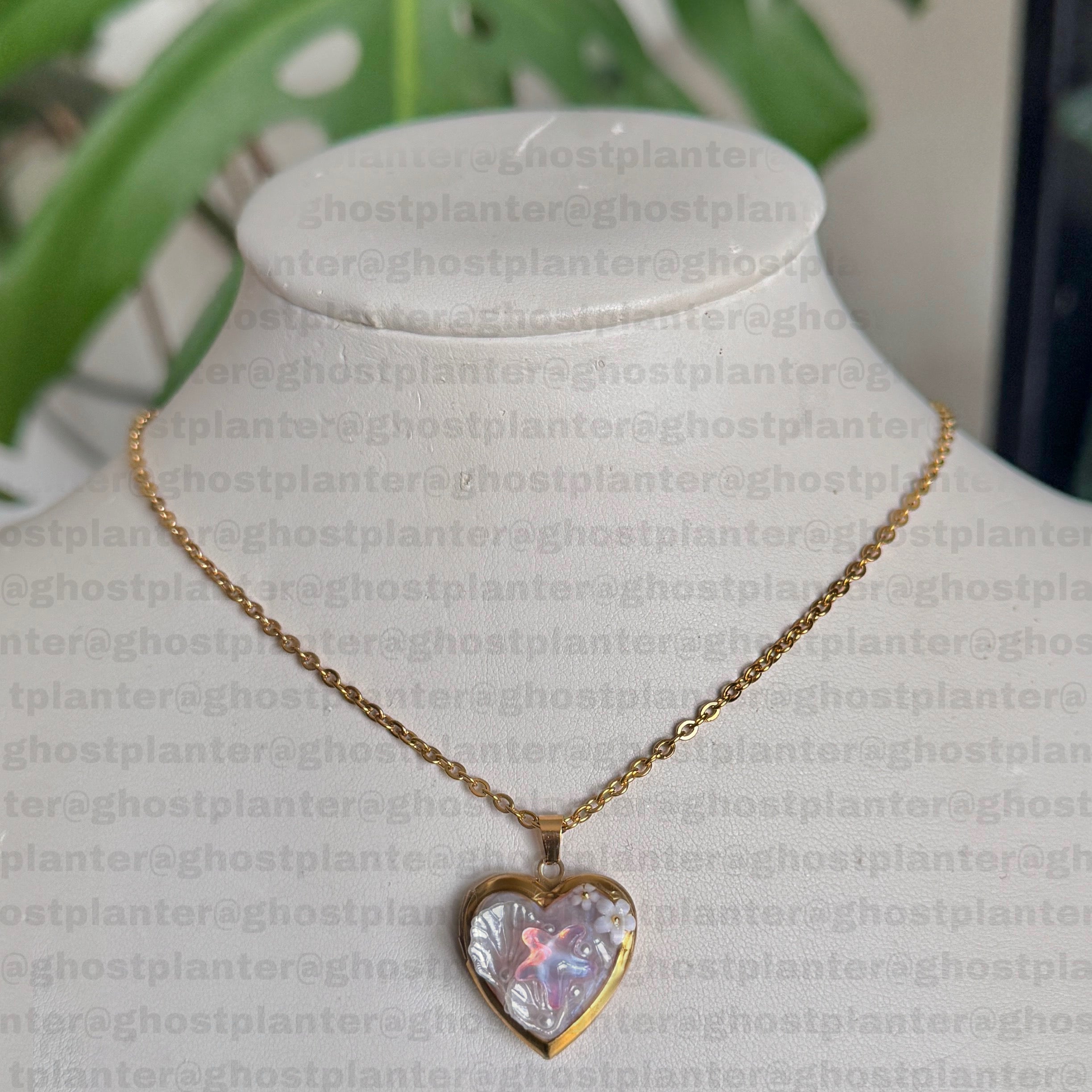 Golden or Silver Stainless Steel Pinterest  Locket Necklaces