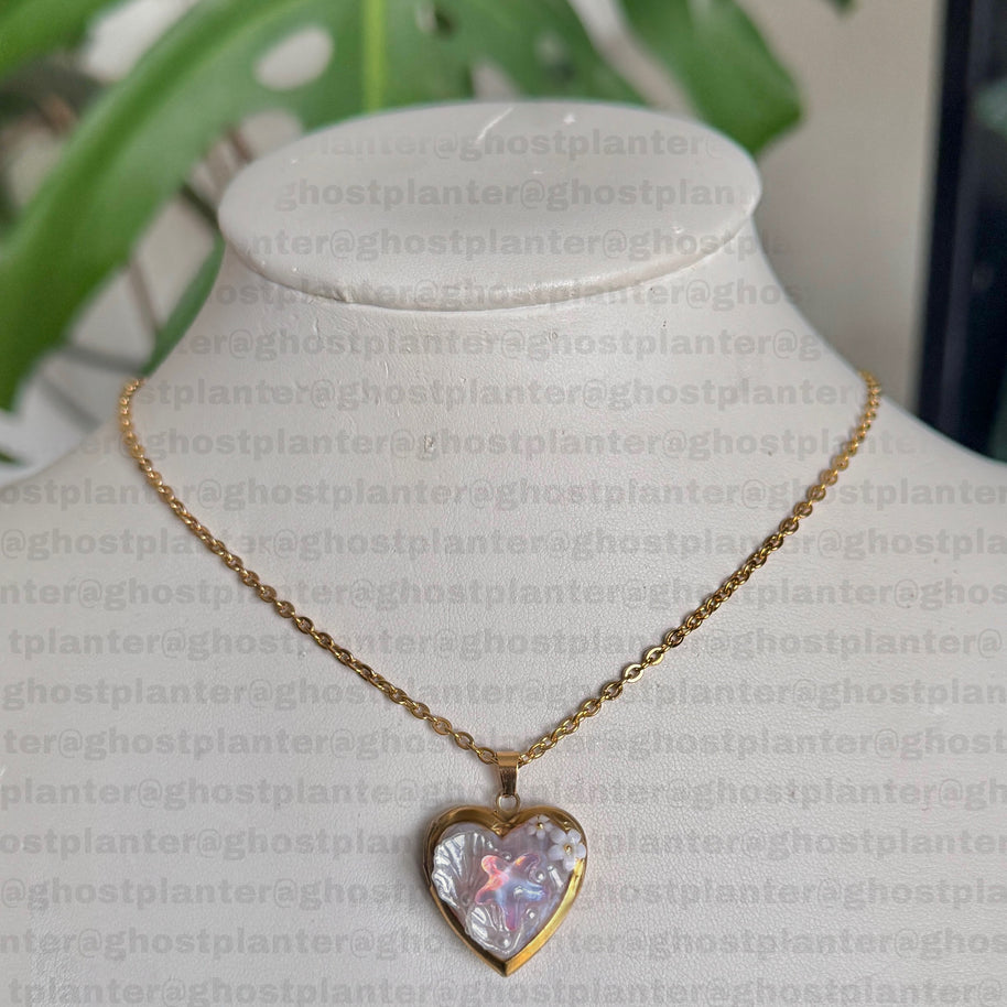 Golden or Silver Stainless Steel Pinterest  Locket Necklaces