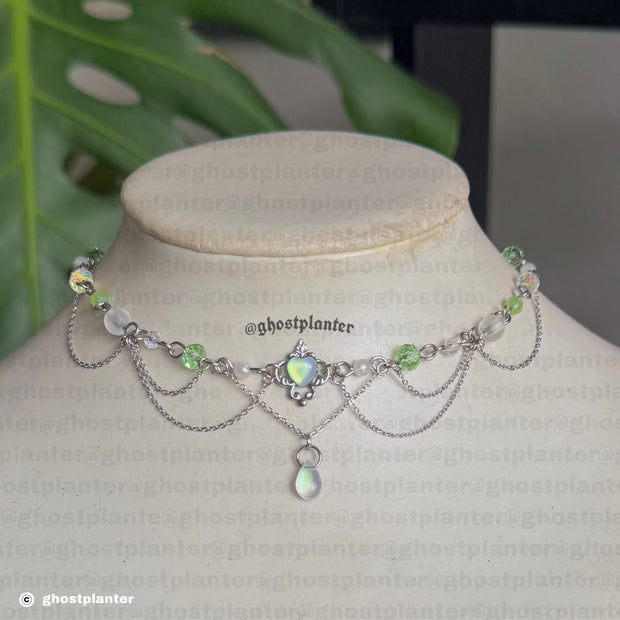 Silver Steel Royal Spring Choker