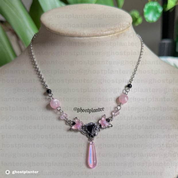 Silver Stainless Steel Ophelia Necklace