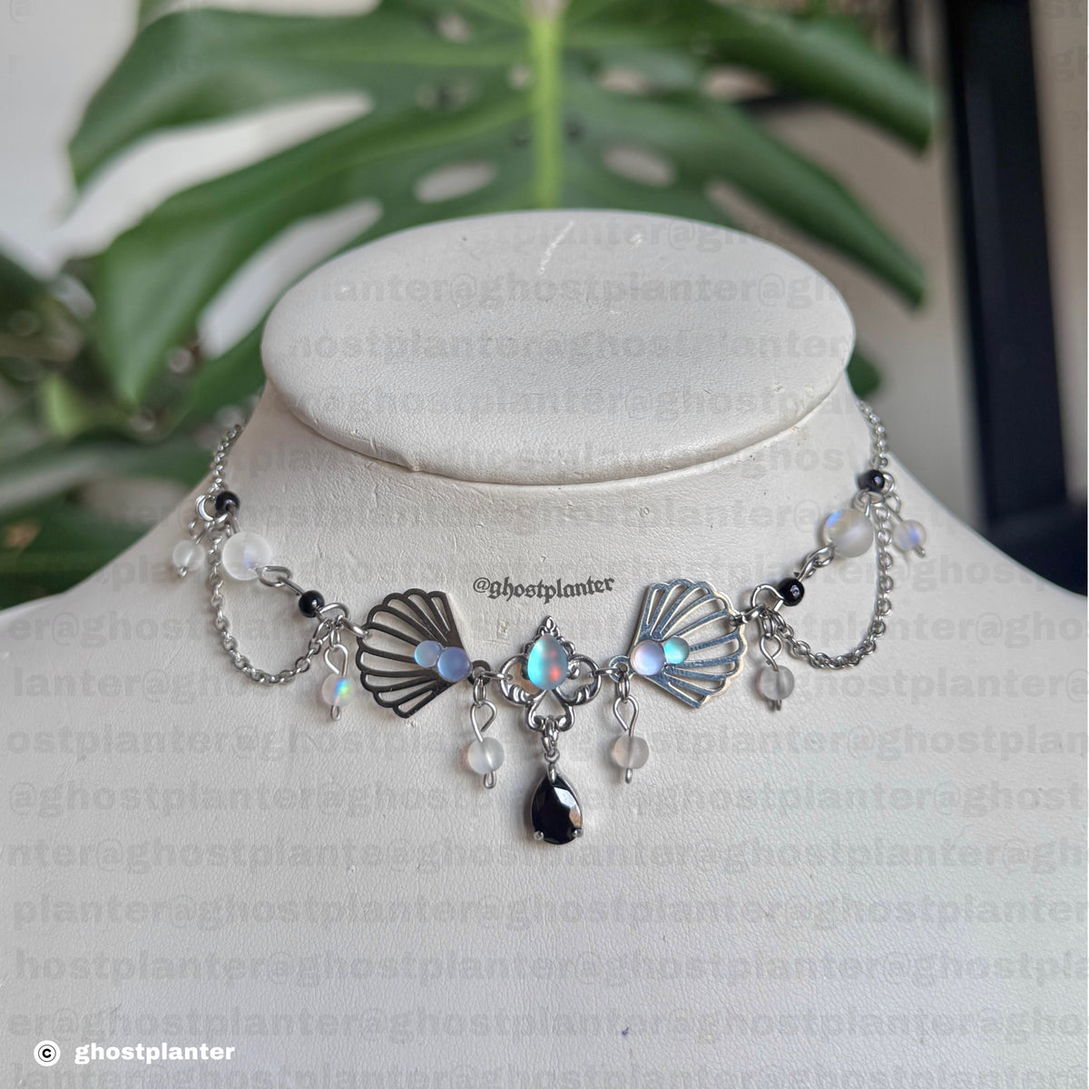Golden or Silver Stainless Aeluna Steel Choker