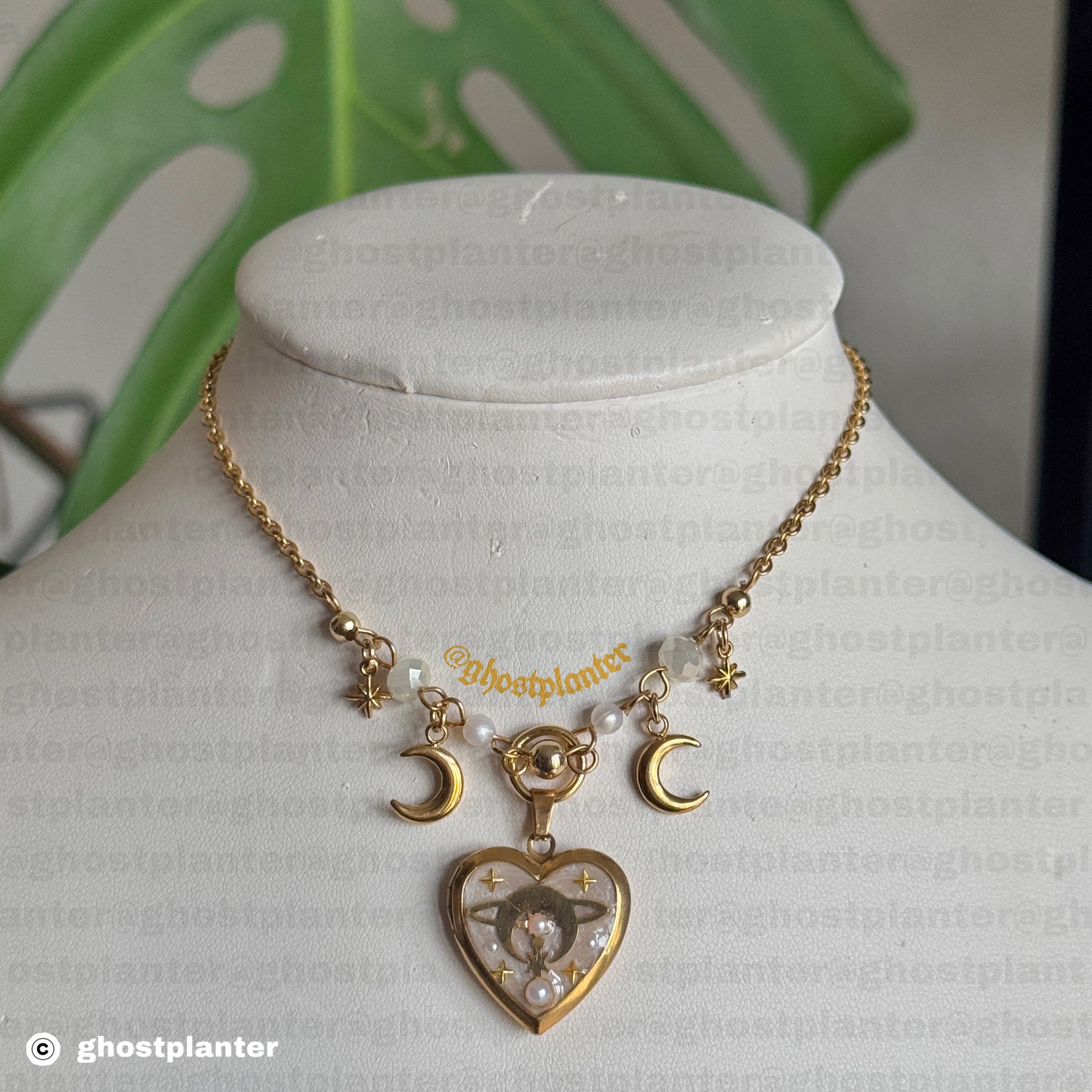 Golden Stainless Steel Locket Necklaces