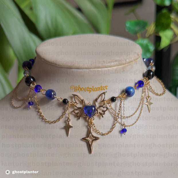 Golden or Silver Stainless Steel Night Fairy Necklace