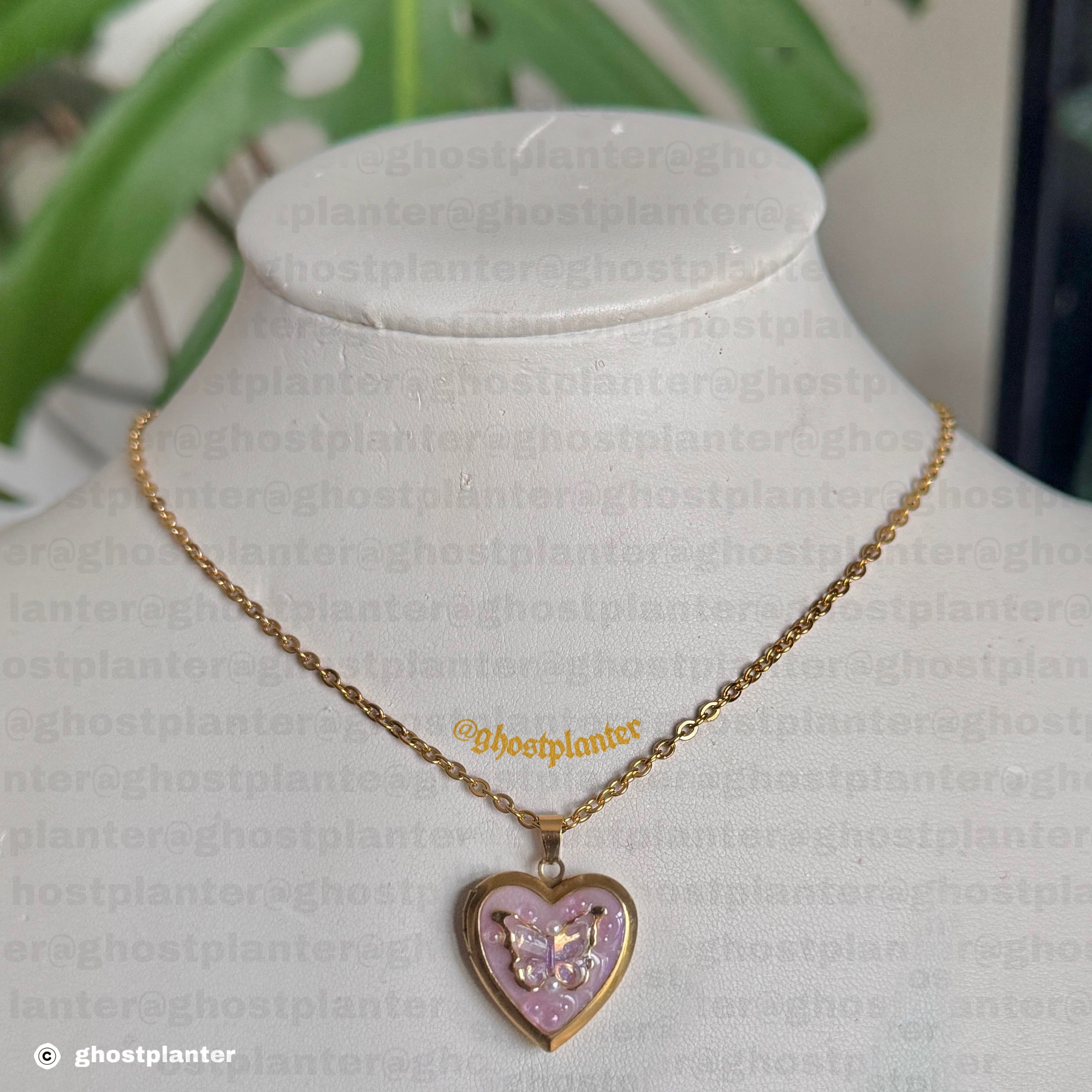 Golden Stainless Steel Locket Necklaces