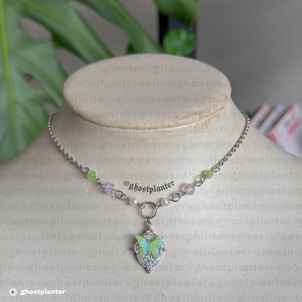 Silver Steel Aviva Necklace