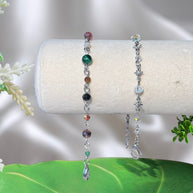 Silver or Golden Stainless Steel Edward & Jacob Bracelet