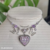 Silver Stainless Steel Locket Necklaces