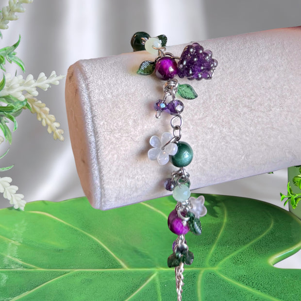 Golden or Silver Stainless Steel Blackberry Bracelet