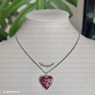 Silver Stainless Steel Locket Necklaces