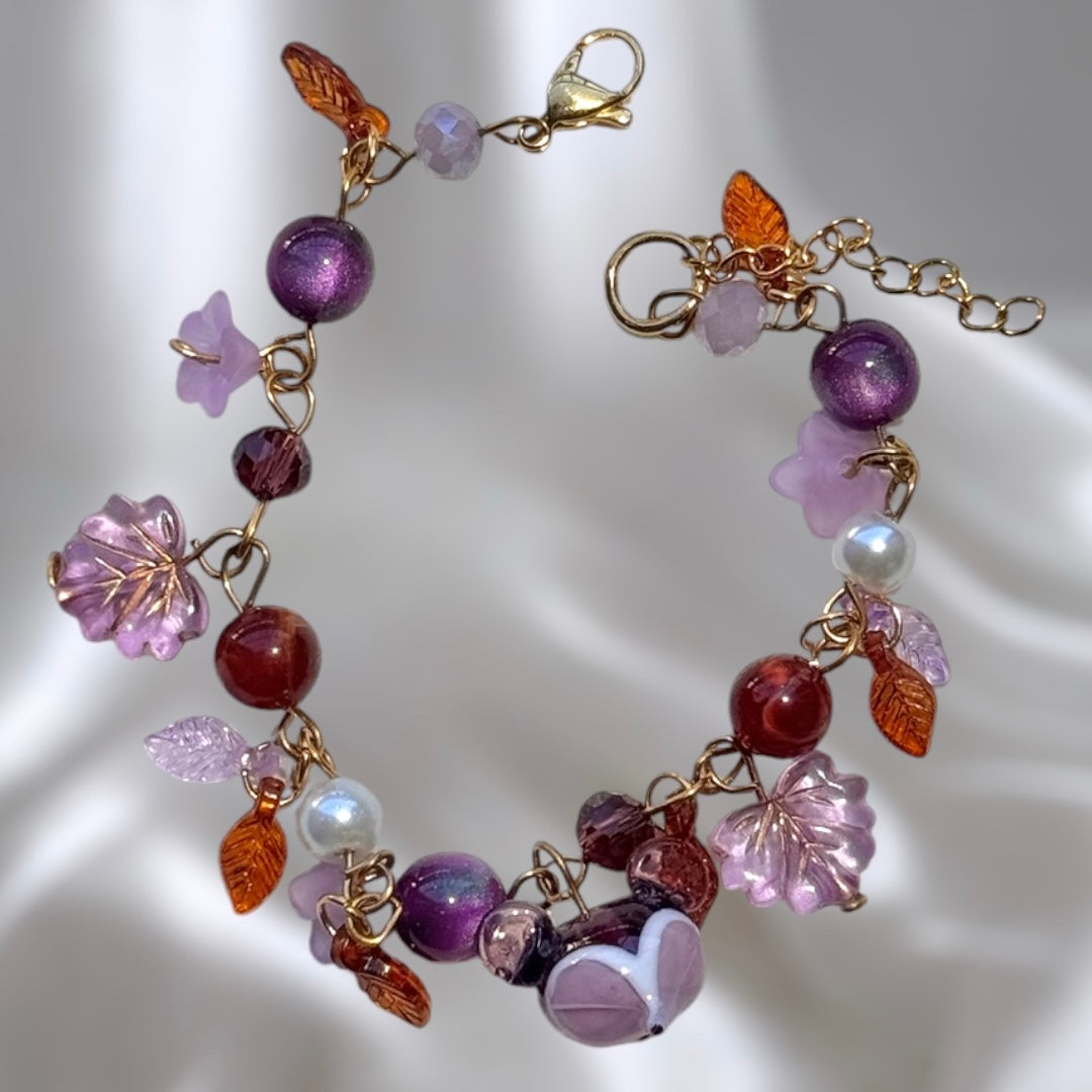 Silver or Golden Stainless Steel Autumn Cutie Bracelet