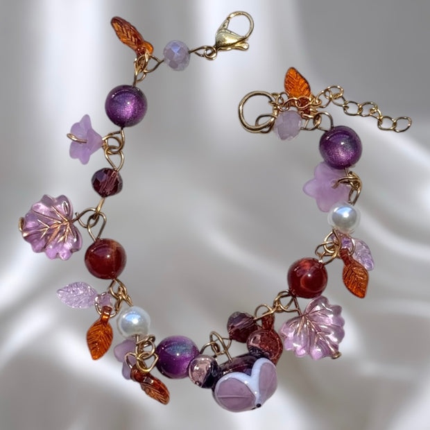Silver or Golden Stainless Steel Autumn Cutie Bracelet
