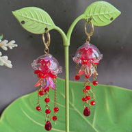 Customizable Steel Jellyfish Earrings Designs 1-6