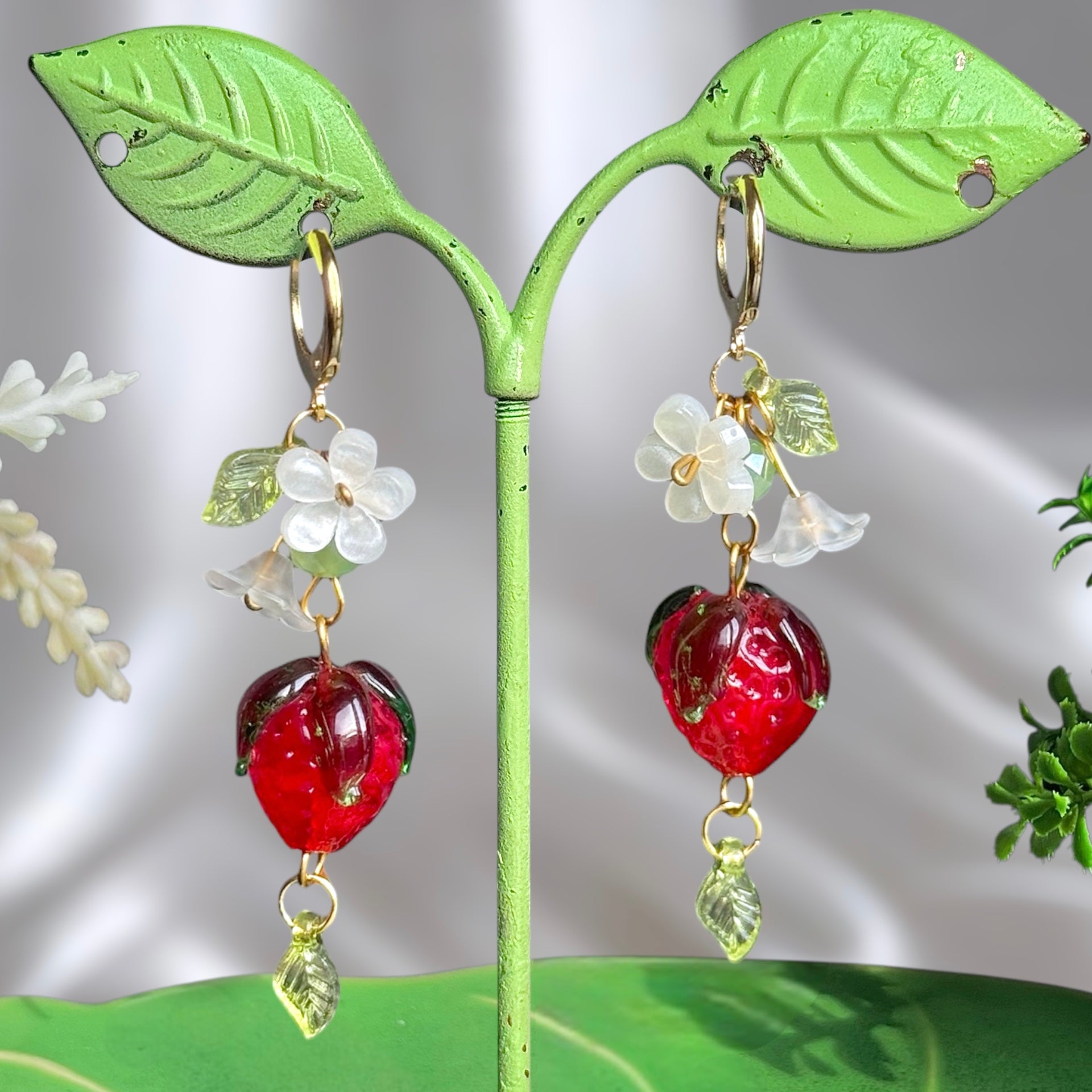 Golden Stainless Steel Isabelle Earrings