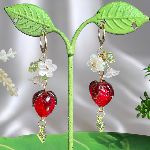 Golden Stainless Steel Isabelle Earrings