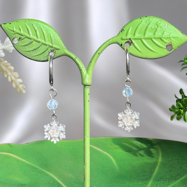 Silver Stainless Steel Clémentine Earrings