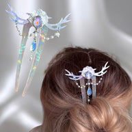Silver Stainless Steel Aileen Hair Stick