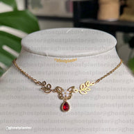 Golden Stainless Steel Isabelle Fairy Princess Necklace Necklace