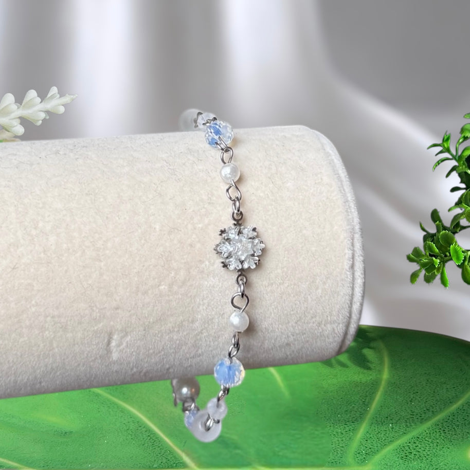 Silver Stainless Steel Clémentine Bracelet
