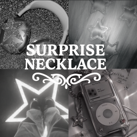 Silver Stainless Steel Surprise Necklace