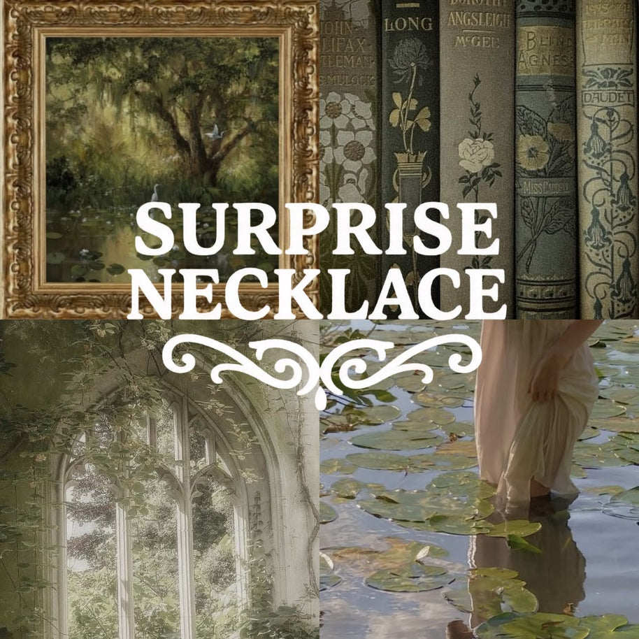 Golden Stainless Steel Surprise Necklace