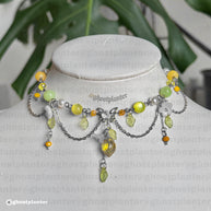 Silver or Golden Stainless Steel Lemon Necklace