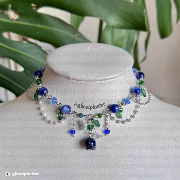 Golden or Silver Stainless Steel Blueberry Necklace