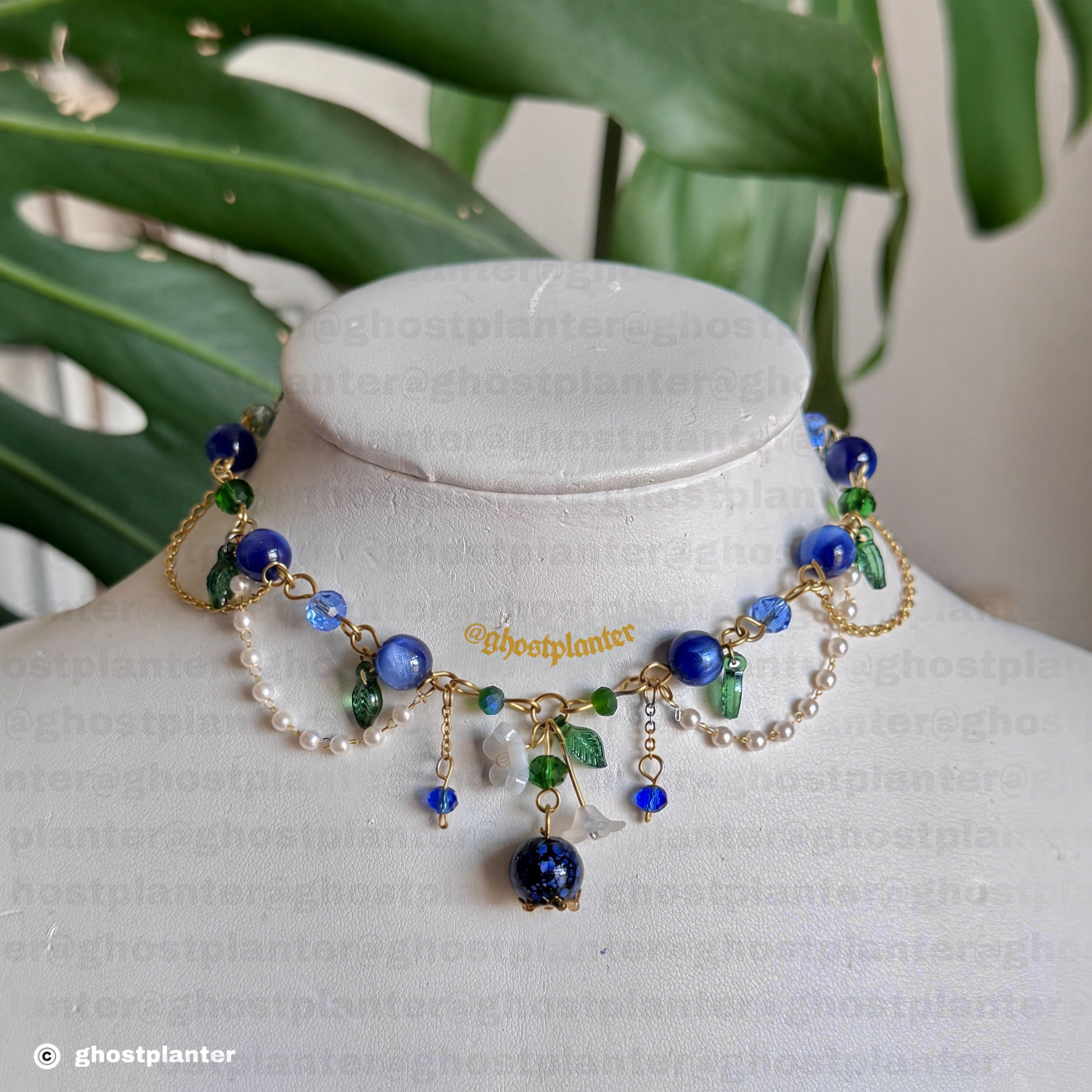 Golden or Silver Stainless Steel Blueberry Necklace