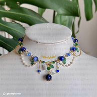 Golden or Silver Stainless Steel Blueberry Necklace