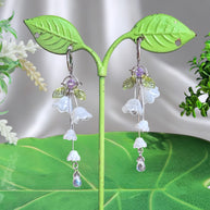Golden or Silver Stainless Steel Lily of the Valley Earrings