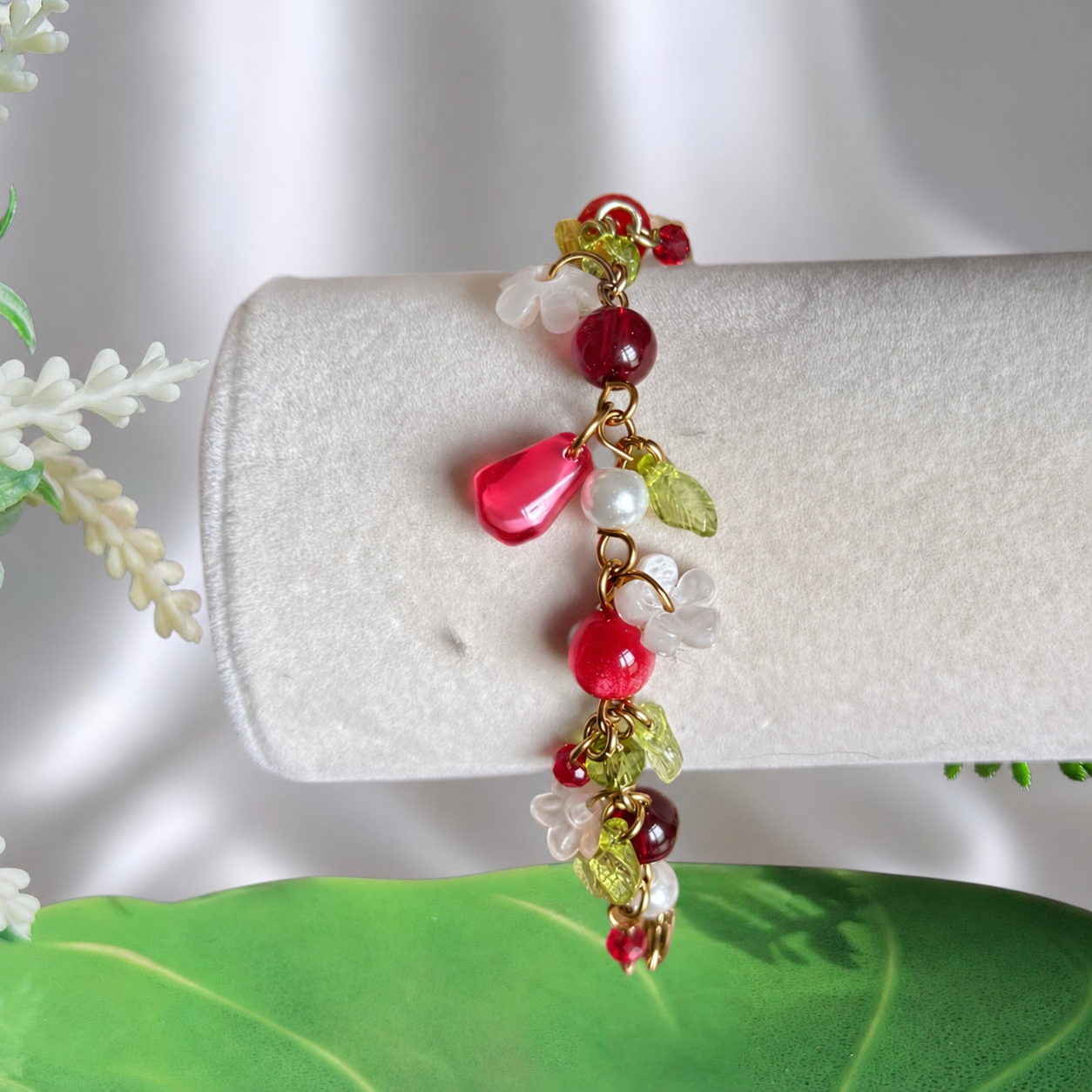 Golden or Silver Stainless Steel Pomegranate Bracelet