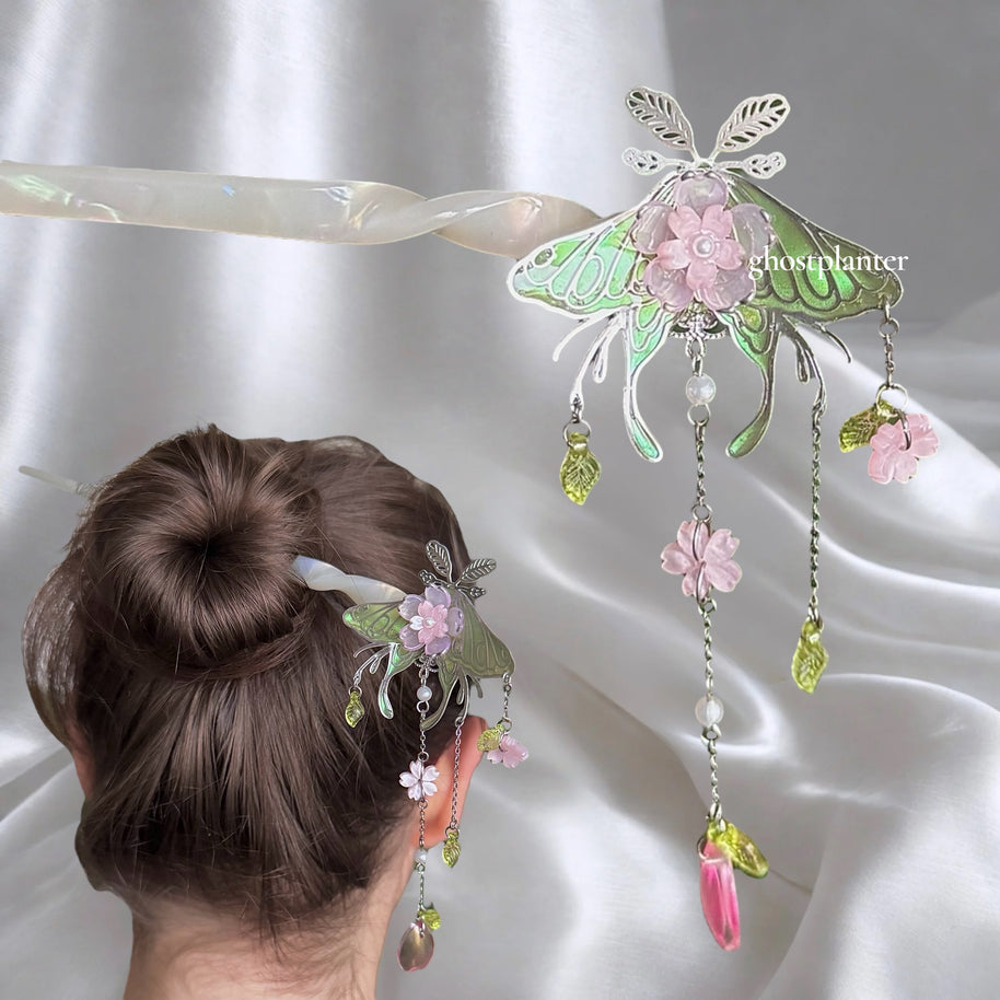 Silver Steel Leonie Hair Needle