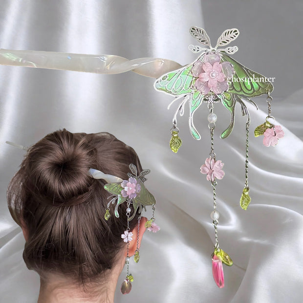 Silver Steel Leonie Hair Needle