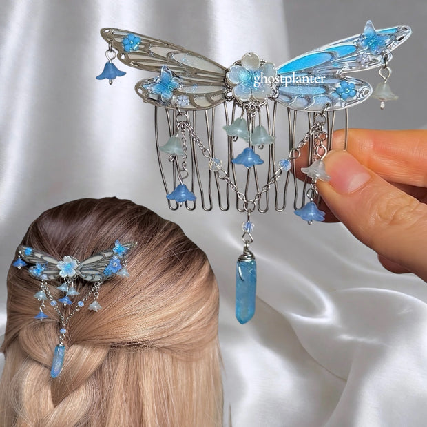 Silver Steel Kelly Hair Comb