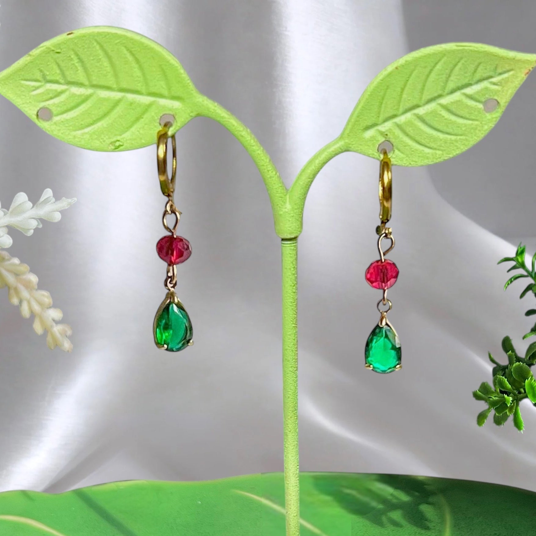 Golden Steel Howls Moving Castle Earrings