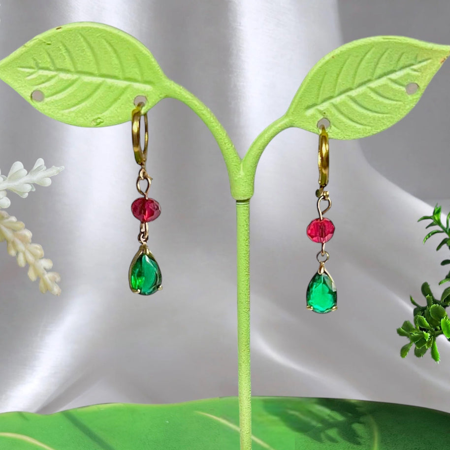 Golden Steel Howls Moving Castle Earrings