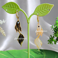 Silver or Golden Stainless Steel Suguru and Satoru Earrings