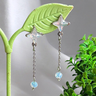 Golden or Silver Steel Jenna Earrings