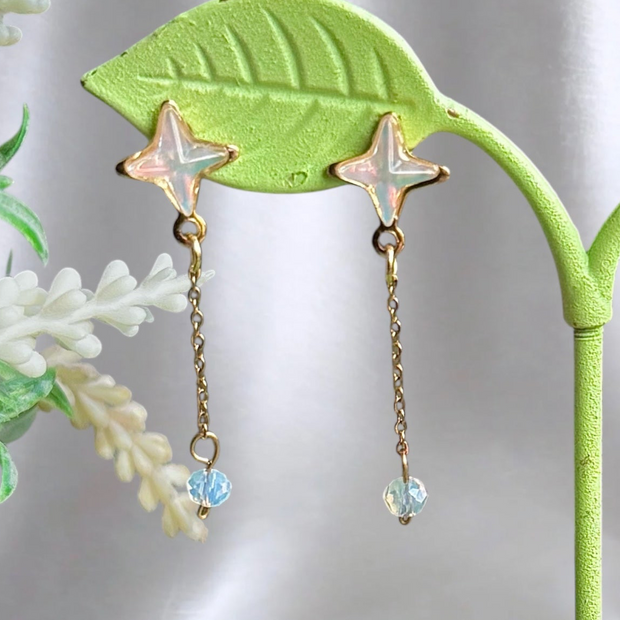 Golden or Silver Steel Jenna Earrings