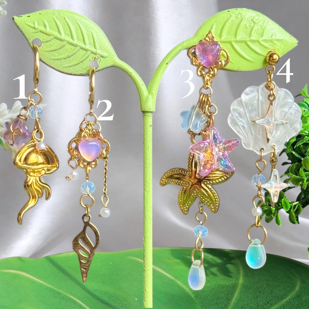 Golden or Silver Stainless Steel Isla Earrings 1pcs