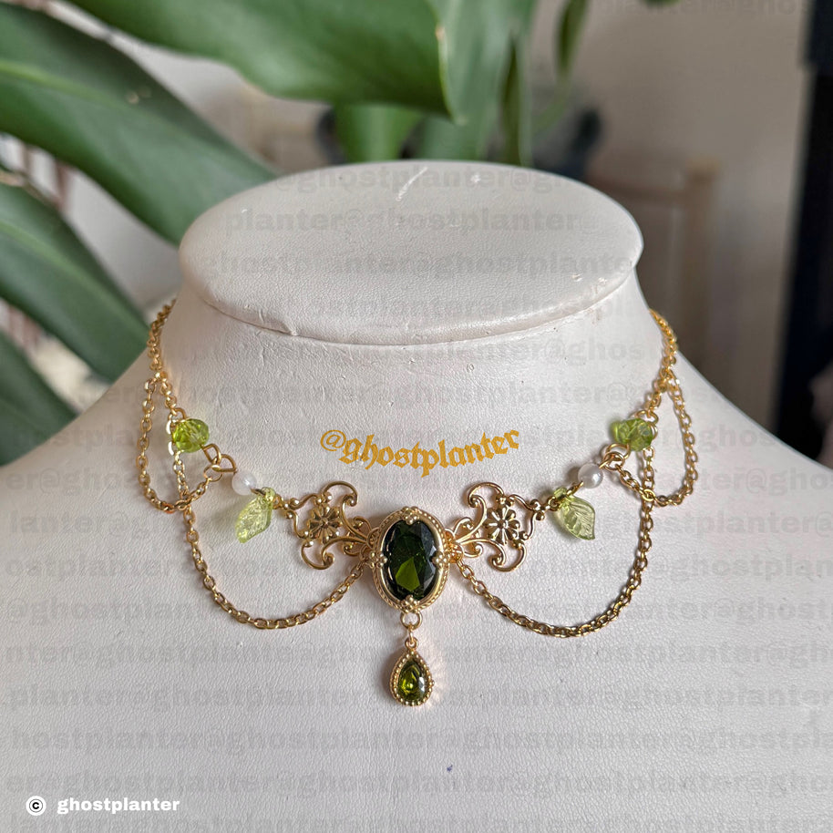 Golden Stainless Steel Fiorella Necklace