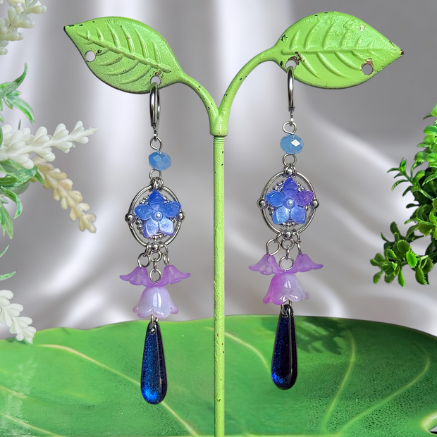 Silver Stainless Steel Emily Earrings